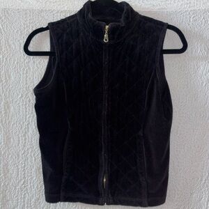 Charter Club Velvet Quilted Stitch Sleeveless Vest